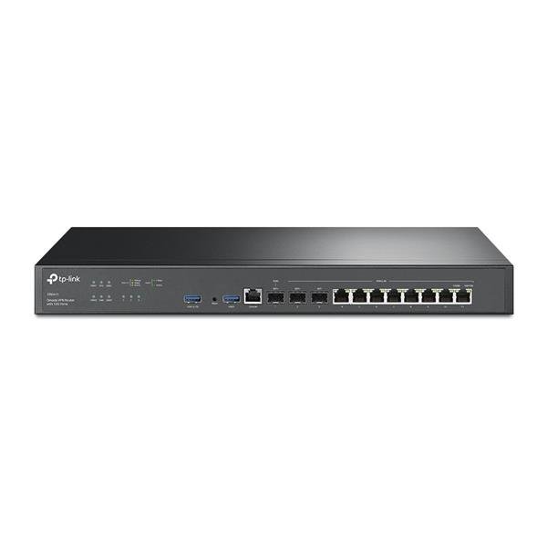 TP-Link ER8411 OMADA VPN router (2xSFP+(1xWAN,1xWAN/LAN),1xSFP WAN/LAN,8xGbELAN/WAN,1xConsole,2xUSB3.0)