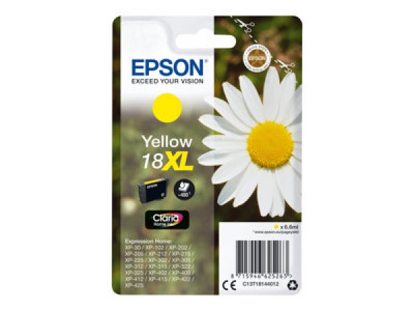 Náplň Epson 18XL, C13T18144012 žlutá