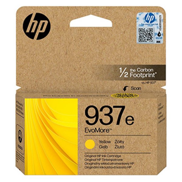 Náplň HP No.937e, 4S6W8NE žlutá (1 650 stran)