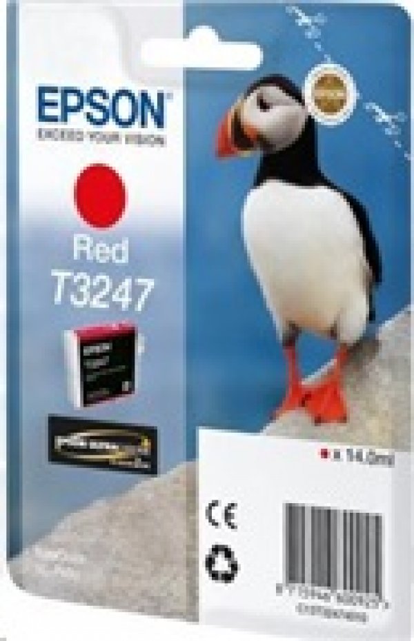 Náplň EPSON C13T32474010 červená (14 ml)