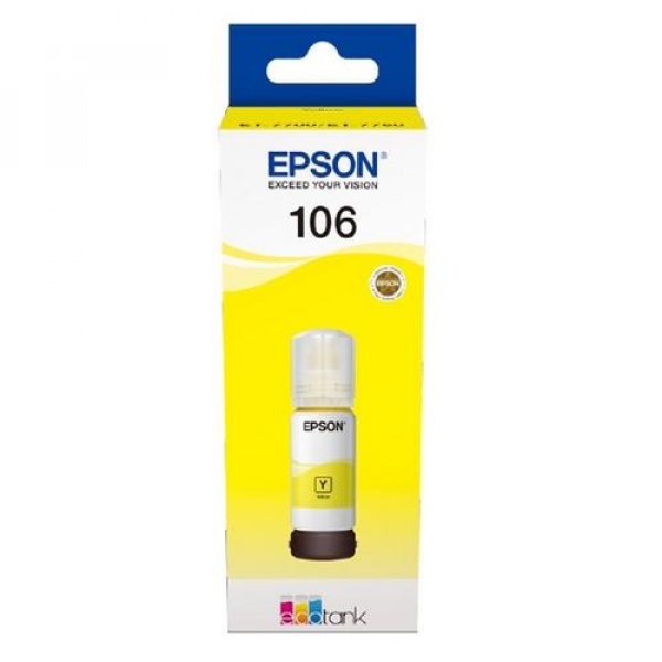 Náplň EPSON C13T00R440, 106 žlutá (70 ml)