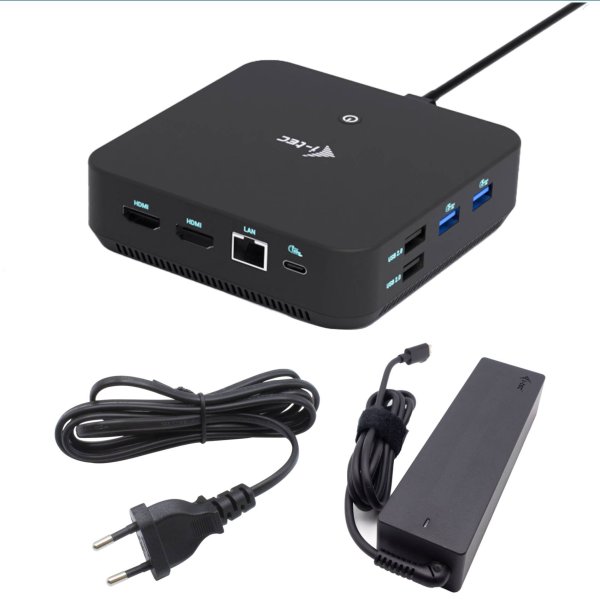 i-tec USB-C DP Dual HDMI Docking Station, Power Delivery 100W + i-tec Universal Charger 100W?v=1755466814