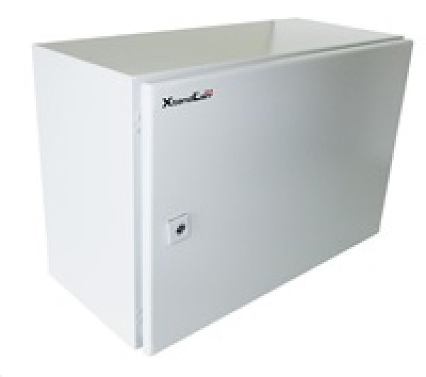 19" venkovní vodotěsný rozvaděč s krytím IP55, 7U, hloubka 280mm, šedý