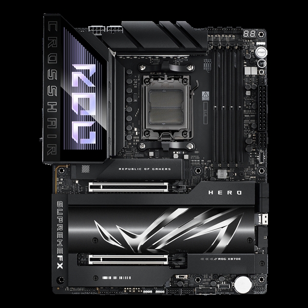 ASUS MB Sc AM5 ROG CROSSHAIR X870E HERO, AMD X870, 4xDDR5, 1xHDMI, 2xThunderbolt, WiFi