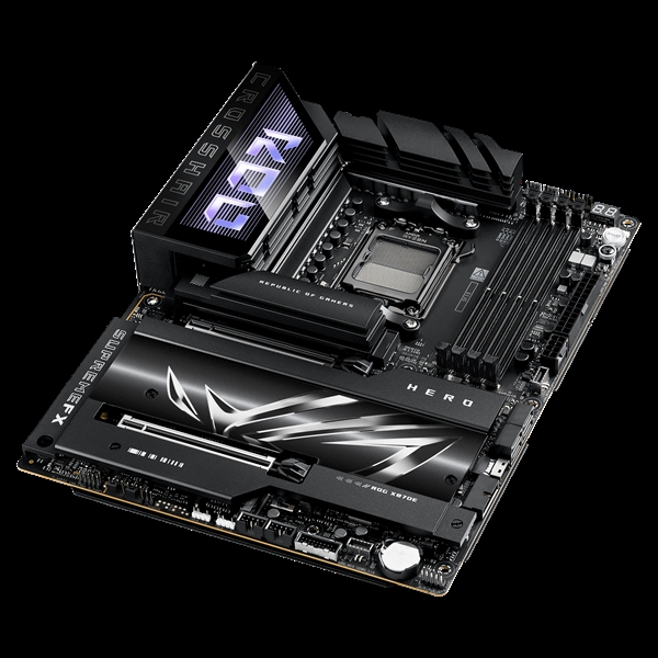 ASUS MB Sc AM5 ROG CROSSHAIR X870E HERO, AMD X870, 4xDDR5, 1xHDMI, 2xThunderbolt, WiFi
