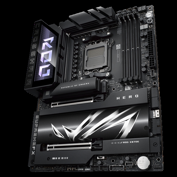 ASUS MB Sc AM5 ROG CROSSHAIR X870E HERO, AMD X870, 4xDDR5, 1xHDMI, 2xThunderbolt, WiFi