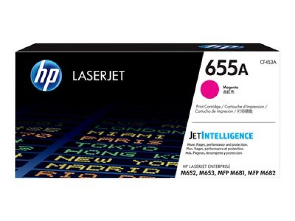 Toner CLJ CF453A, HP 655A purpurový (10 500 stran)