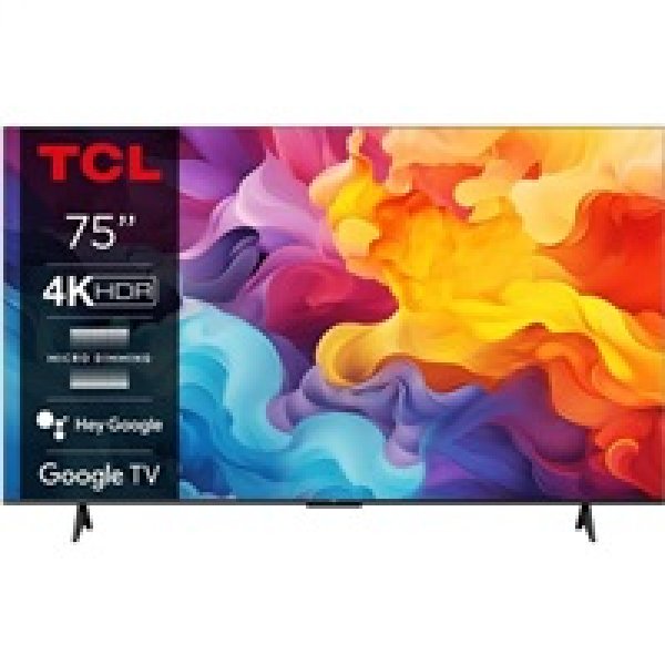 TCL 75V6B 75" TV, 4K Ultra HD, LED, Google TV, Bluetooth, WiFi, Miracast, HDR, Dolby Audio?v=1746043203
