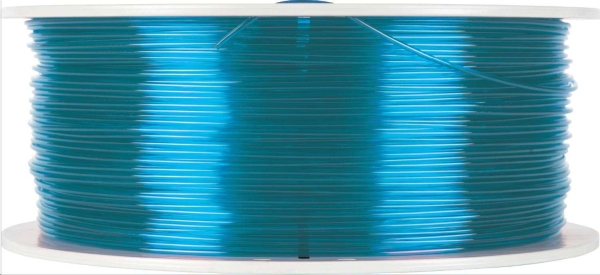 VERBATIM 3D Printer Filament PET-G 1.75mm, 327m, 1kg blue transparent