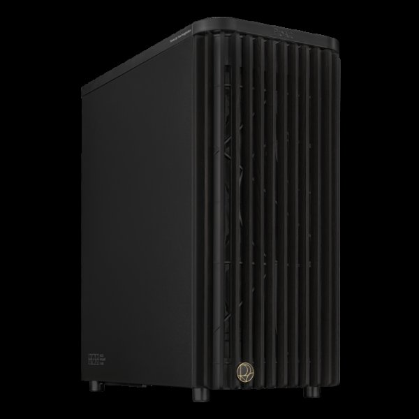 ASUS case PROART PA401 WOOD METAL, Mid Tower, ATX, 1xUSB-C Gen2x2, 2xUSB 3.0, 2x 160mm Fan, černá
