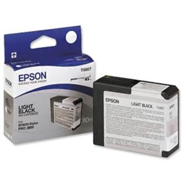 Náplň EPSON C13T580700 světle černá (80 ml)