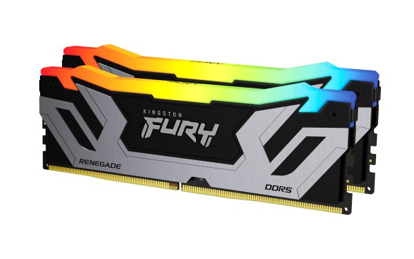 KINGSTON CUDIMM DDR5 48GB (Kit of 2) 8400MT/s CL40 FURY Renegade RGB Silver XMP