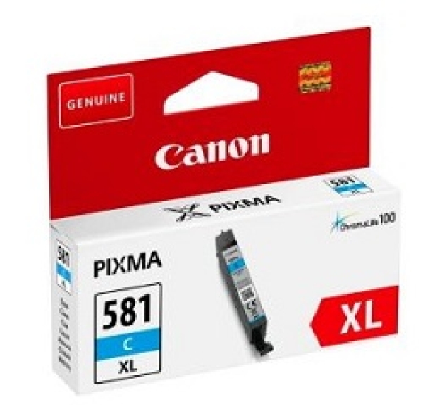 Náplň CANON CLI-581XL, 2049C001 azurová (8,3 ml)