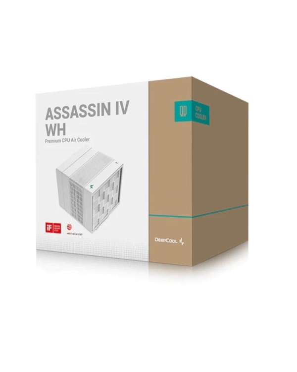 DEEPCOOL CPU Chladič ASSASSIN IV WH, 1x120mm, 1x140mm, LGA2066, AM5, bílá