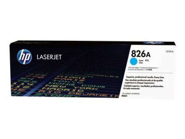 Toner HP CF311A, HP 826A azurový (31 500 stran)