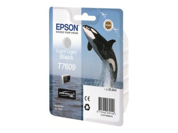 Náplň Epson C13T76094010 světle světle černá blistr