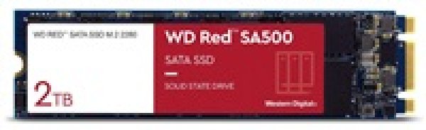 WDC RED SA500 NAS SSD WDS200T1R0B 2TB M.2 2280 3D NAND (560/530MB/s, 95000/85000 IOPs, SSD, 3D NAND)