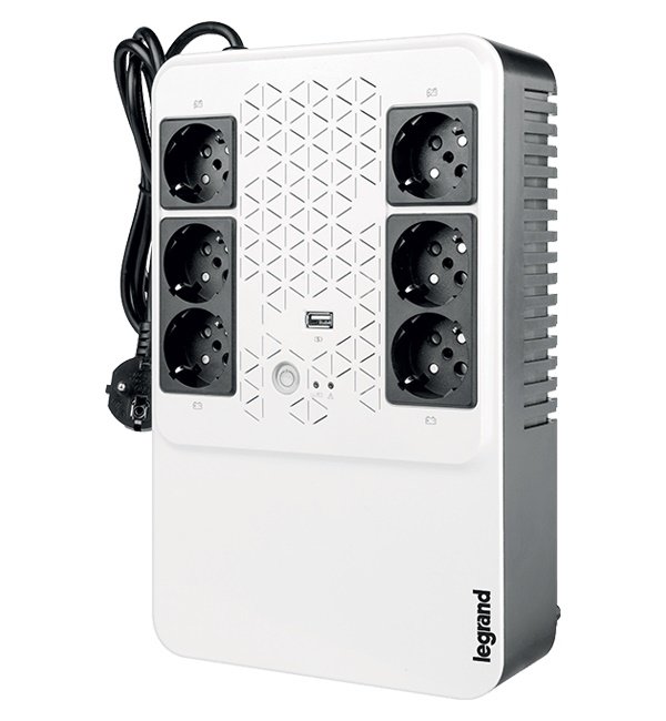 Legrand UPS Keor Multiplug 800VA/480W, Line-Interactive, Tower, 6x FR, USB