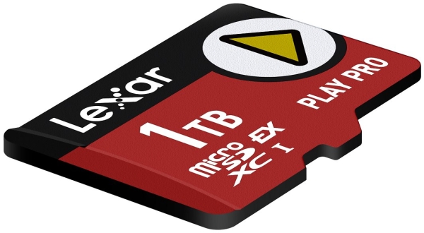 Lexar paměťová karta 1TB PLAY PRO microSDXC™ Express 7, čtení/zápis 900/600 MB/s 