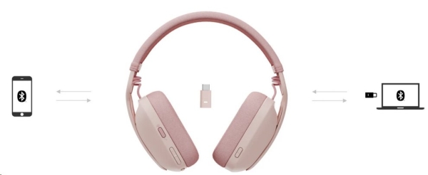 Logitech Zone Vibe Wireless MS bluetooth headset - GRAPHITE - EMEA