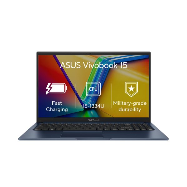 ASUS NTB Vivobook 15 (X1504VA-NJ2656W), i5-1334U, 15.6" 1920x1080, 16GB, 512GB SSD, Iris X, W11 Home, Quiet Blue