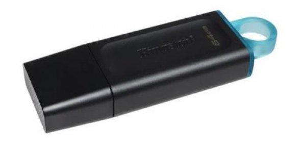 Kingston Flash Disk 64GB USB3.2 Gen 1 DataTraveler Exodia (Black + Teal)