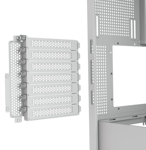 COUGAR PC skříň FV270 White Mid tower tempered curved glass perimeter quick detachable air filters up to 9 fans