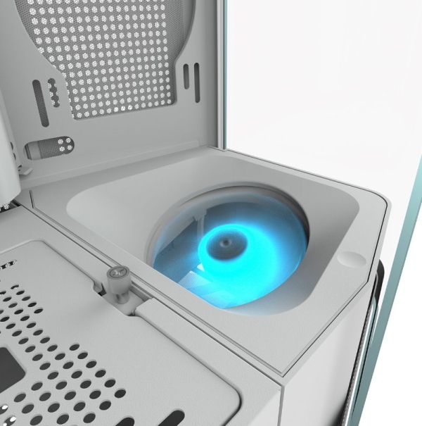 COUGAR PC skříň FV270 White Mid tower tempered curved glass perimeter quick detachable air filters up to 9 fans