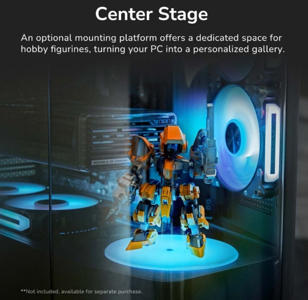 COUGAR PC skříň FV270 White Mid tower tempered curved glass perimeter quick detachable air filters up to 9 fans