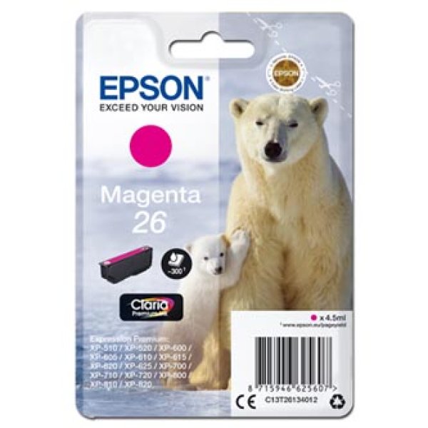 Náplň Epson 26, C13T26134012 purpurová