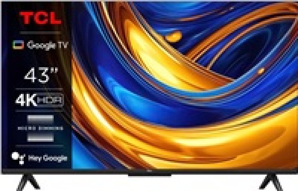 TCL P655 43" TV, 4K Ultra HD, HDR, WiFi, Bluetooth, Chromecast, Miracast, Dolby Digital, Google TV?v=1752832355