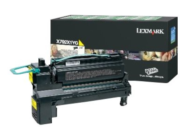 Toner Lexmark X792X2YG žlutý