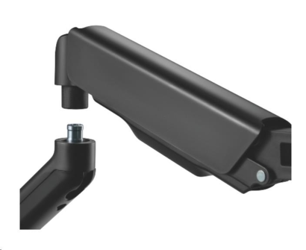 Držák monitoru Brateck LDA32-112E jedno rameno mechanická pružina nástěnný