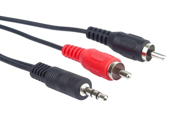 PremiumCord Kabel Jack 3.5mm-2xCINCH M/M 1,5m