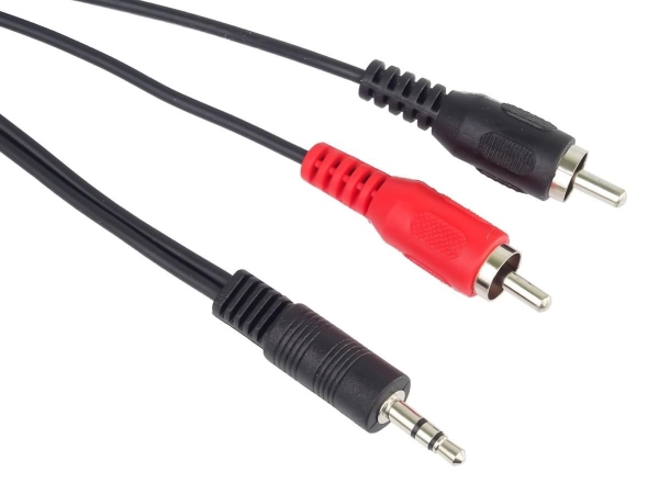 PremiumCord Kabel Jack 3.5mm-2xCINCH M/M 1,5m