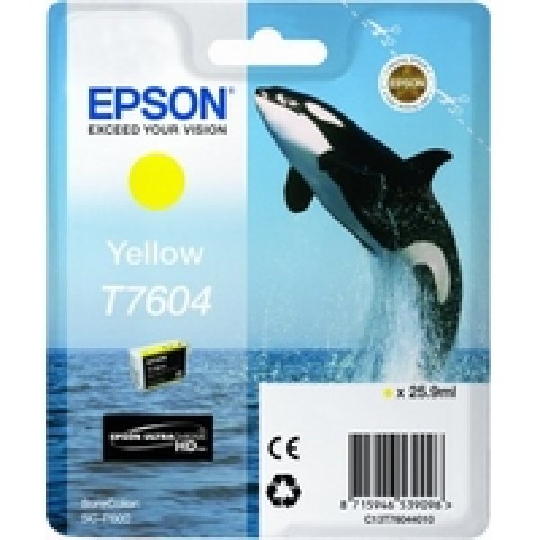 Náplň Epson C13T76044010 žlutá blistr