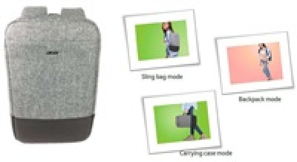 Acer SLIM 3-in-1 BACKPACK 14'' batoh šedý