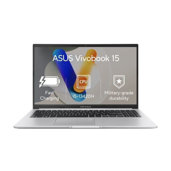 ASUS NTB Vivobook 15 (X1502VA-NJ882W), i5-13420H, 15.6" 1920x1080, 16GB, 1TB SSD, Iris X, W11 Home, Cool Silver