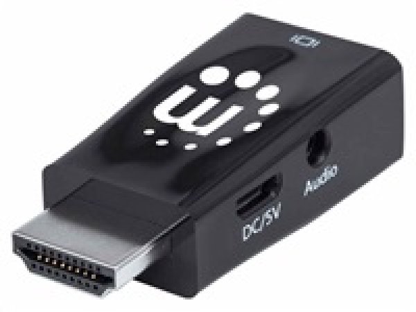 Manhattan adaptér HDMI na VGA, Micro Converter, HDMI Male na VGA Female, audio, černá?v=1750075202