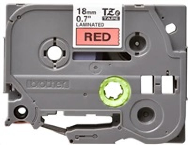 Páska Brother TZE-441, černý/červený, 8m, 18mm