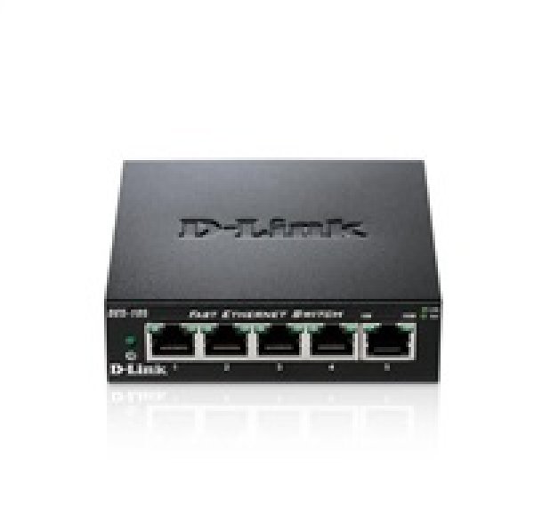 D-Link DES-105 5-port 10/100 Metal Housing Desktop Switch?v=1746043203