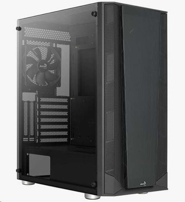 AEROCOOL skříň Prism, Mid tower, 2x USB 3.0, 1x USB 2.0, 2x audio, bez zdroje