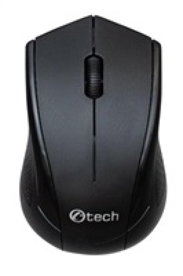 C-TECH WLM-07/Kancelářská/Optická/Bezdrátová USB/Černá