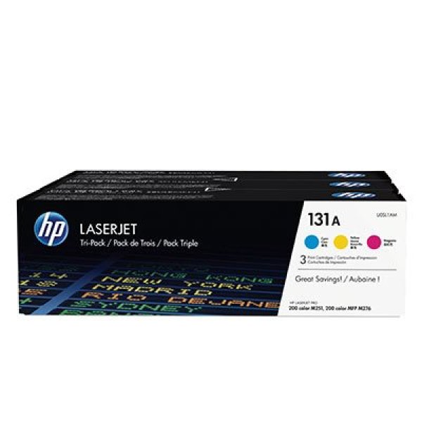 Toner HP 131A, U0SL1AM CMY (3x1800 stran) sada