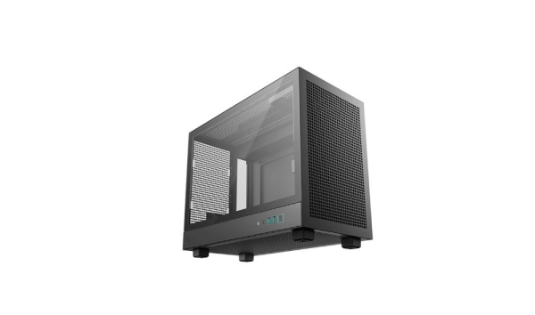 DEEPCOOL Case CH160 PLUS, mATX, Průhledná bočnice, černá