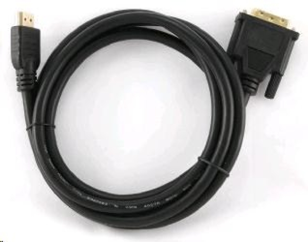 GEMBIRD Kabel HDMI - DVI 1,8m (M/M, DVI-D, Single Link, zlacené kontakty, stíněný)