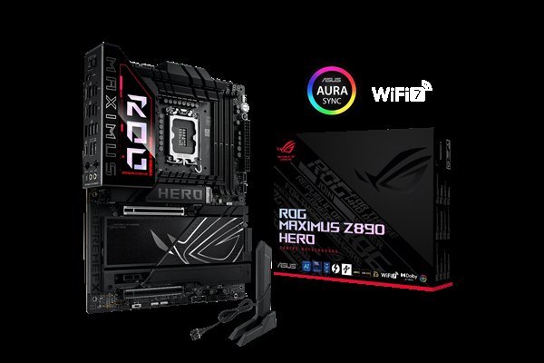 ASUS MB Sc LGA1851 ROG MAXIMUS Z890 HERO, Intel Z890, 4xDDR5, 1xHDMI, 2xThunderbolt, WI-FI, ATX