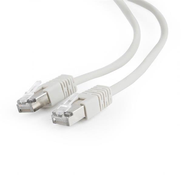 GEMBIRD kabel patchcord Cat5e stíněný FTP 15m, šedý