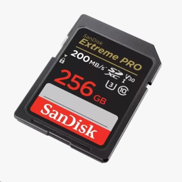 SanDisk Extreme PRO/SDXC/256GB/200MBps/UHS-I U3 / Class 10