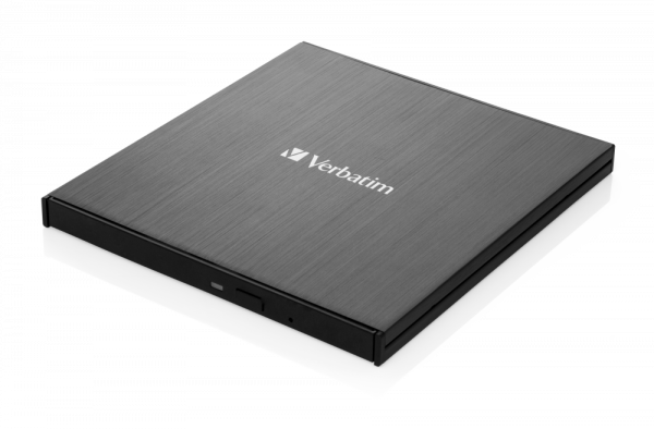 VERBATIM externí mechanika Ultra HD 4K Blu-ray External Slimline Writer (USB 3.1, USB-C) + zdarma 25GB médium +NERO